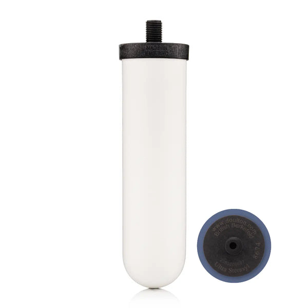 Bougie filtrante céramique British Berkefeld Ultra Sterasyl 7 pouces et sa base